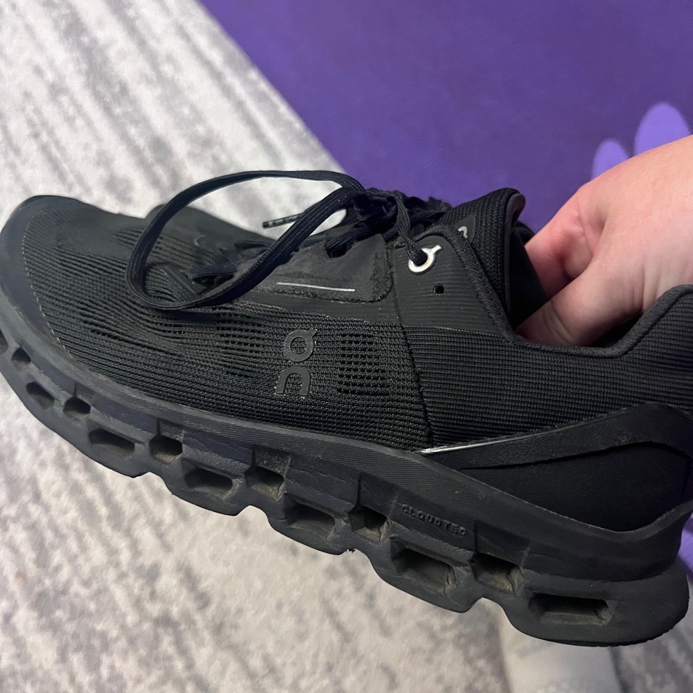 On Running Black Running Shoes